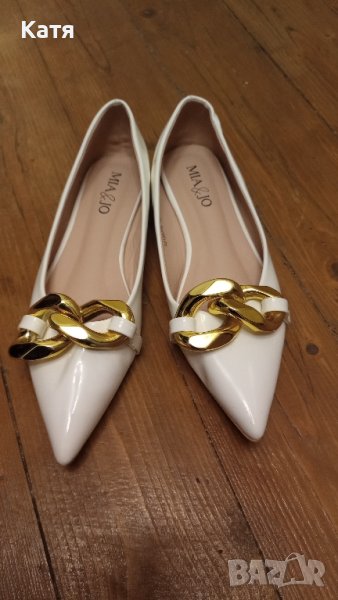 Дамски официални обувки в бяло.40 номер, снимка 1