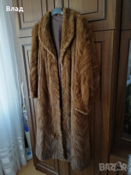 Дълго палто от норка, снимка 1