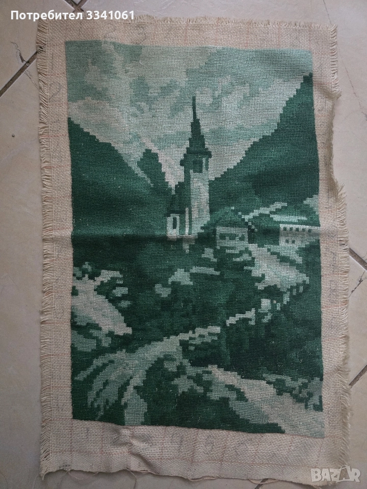 Гоблен,,Зеленият замък,,, снимка 1