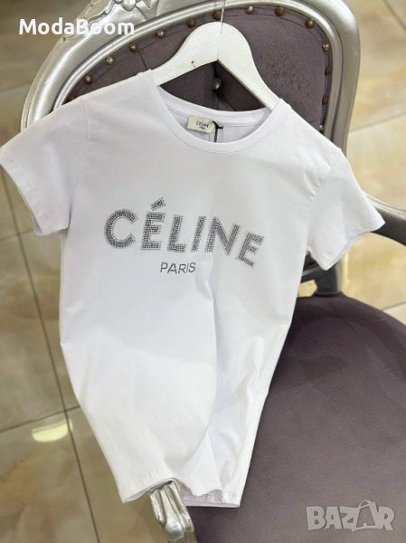 Дамска бяла тениска Celine кодVL113R, снимка 1