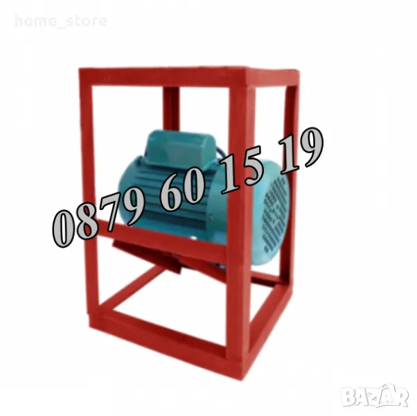 Мотор със стойка за месомелачка № 32, 1,5 kW 1400 об., с ремък и шайба, снимка 1