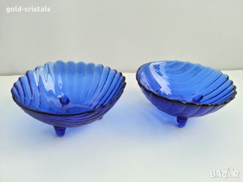  купички цветно кристално стъкло , снимка 1