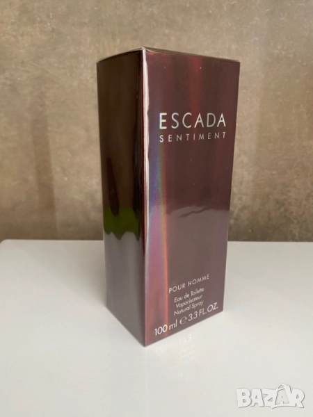 Sentiment pour Homme Escada 100 ml EDT spray new in sealed box !, снимка 1