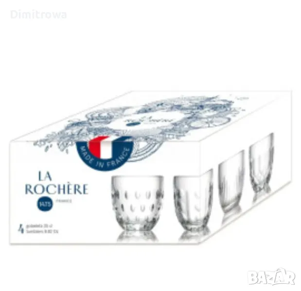La Rochere Комплект чаши за еспресо Troquet Assorted -4, снимка 1