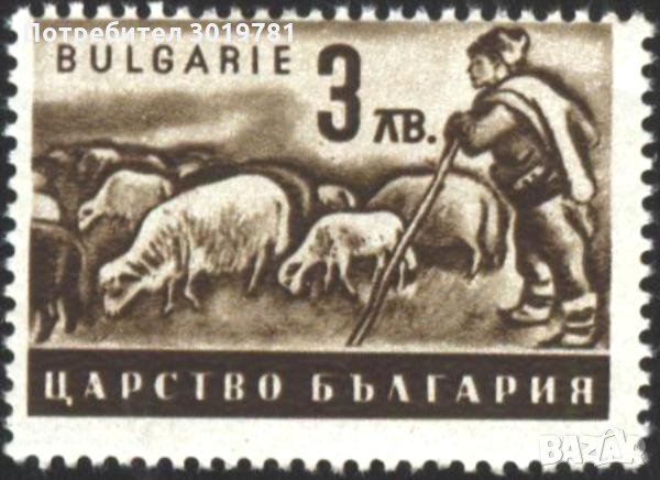 Чиста марка Стопанска пропаганда 1944 3 лв. България, снимка 1
