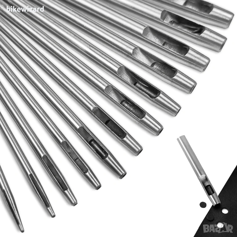 12 бр.  вложки за дупки в кожа и др. НОВИ, снимка 1