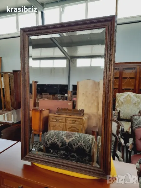 Огледало с Дървена Рамка- внос от Германия! , снимка 1