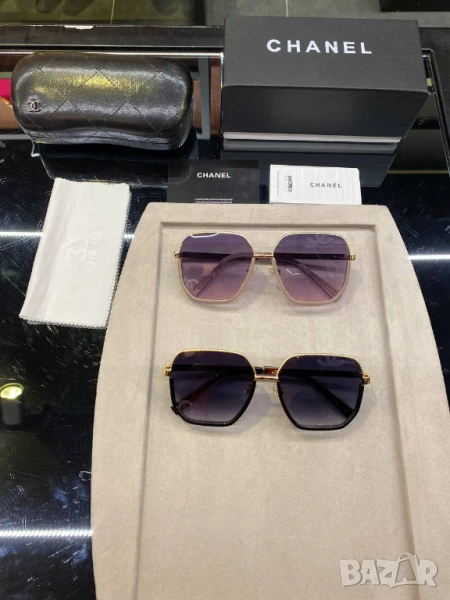 очила с черен обикновен калъф и кутия chanel, снимка 1