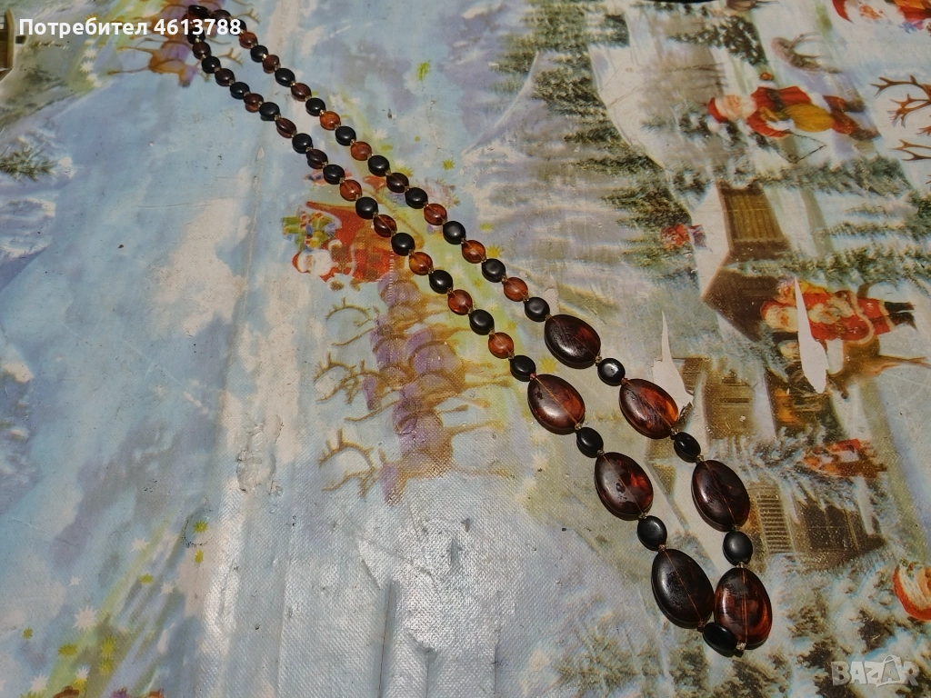 Гердан от балтийски кехлибар, снимка 1