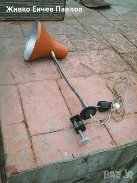 Стара индустриална лампа, снимка 1