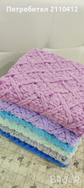 Плетени бебешки одеяла, снимка 1