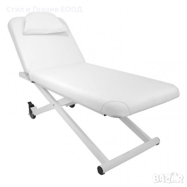 Спа кушетка Heka - Azzurro 329E ( 1 мотор) бяла основа 195 х 70 х 60/90 см, снимка 1