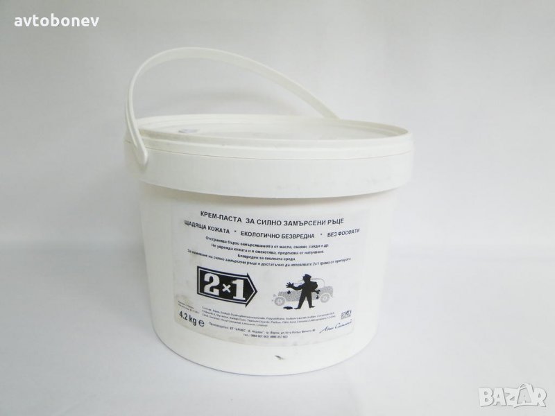 КРЕМ-ПАСТА(КАША)ЗА СИЛНО ЗАМЪРСЕНИ РЪЦЕ 4,2КГ, снимка 1