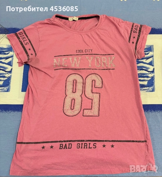 Лот от 4 момичешки тениски с къс ръкав, снимка 1