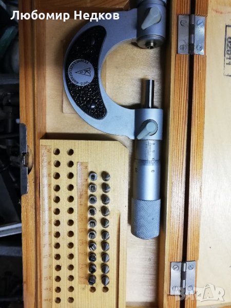 Микрометър резбомер 0-25мм 50-75мм, снимка 1