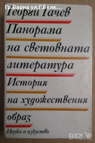 Панорама на световната литература История на художествения образ  Георги Гачев, снимка 1