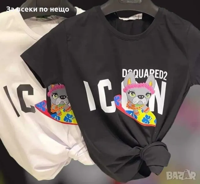 DSQUARED2 Дамска Тениска👚Дамска Блуза С Къс Ръкав Дискуаред2 - Налични Различни Цветове Код LFS360, снимка 1