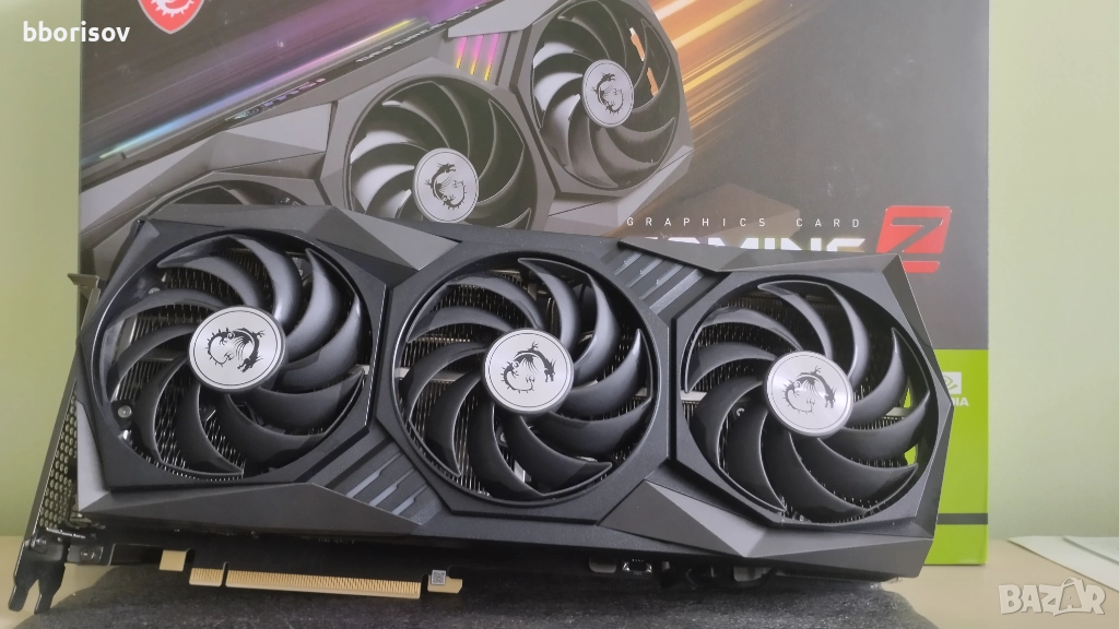 Видеокарта VGA MSI GeForce RTX 3060 Ti GAMING Z TRIO 8GD6X, снимка 1