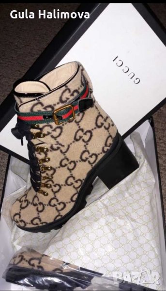 Дамски боти естествена кожа на марката Gucci, снимка 1