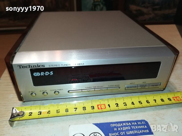 TECHNICS ST-HD51 TUNER-MADE IN JAPAN-ВНОС SWISS 1412231037, снимка 9 - Ресийвъри, усилватели, смесителни пултове - 43407172