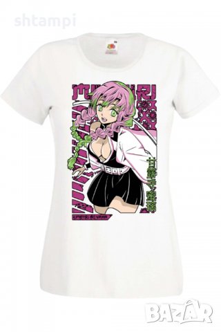 Дамска тениска Аниме Манга Demon Slayer Kanroji Mitsuri,Анимация,игра,Празник,Повод., снимка 3 - Тениски - 38058040