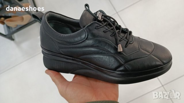 Дамски обувки на платформа от естествена кожа , снимка 5 - Дамски ежедневни обувки - 43099832