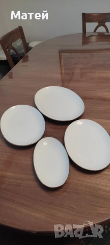 Комплект от 4 броя порцеланови чинии* Германия* Обща цена , снимка 6 - Чинии - 52438630