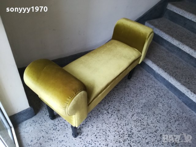 КАНАПЕ-ПЕИКА-100Х53Х30СМ ТАБУРЕТКА ОТ ГЕРМАНИЯ 3110211659, снимка 4 - Антикварни и старинни предмети - 34643119