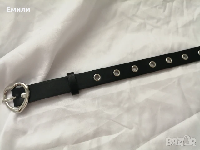 Комплект дамски кожен колан и чантичка сърце , снимка 7 - Колани - 51075547