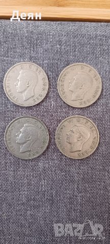 лот 4бр. от два Шилинга, снимка 2 - Нумизматика и бонистика - 43803687