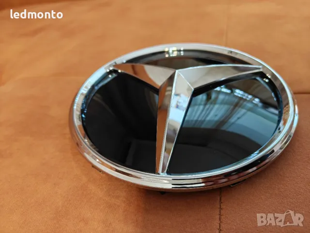 Емблема за предна решетка Mercedes 20,5 см – GLC GLE GLS GLB AMG V-класа VITO . , снимка 4 - Части - 50072674