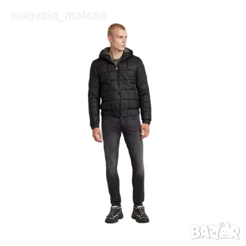 Мъжко Зимно Яке - G-Star RAW Meefic Square Quilted Hooded Jacket; размери: L и 2XL, снимка 4 - Якета - 48040594