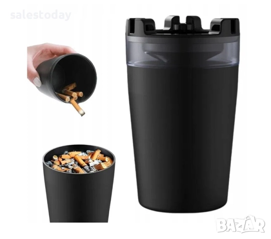 Пепелник за автомобил с отделение за вода, снимка 5 - Аксесоари и консумативи - 51451551