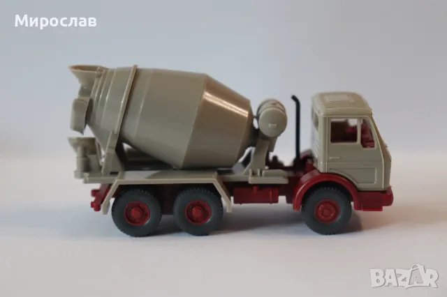 WIKING H0 1/87 MERCEDES BENZ БЕТОНОВОЗ МОДЕЛ КОЛИЧКА КАМИОН, снимка 4 - Колекции - 50059747