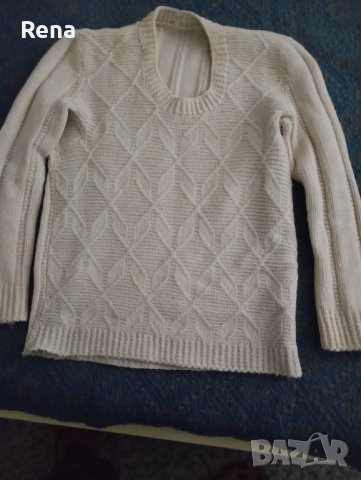 Мъжки пуловер ръчно плетиво 