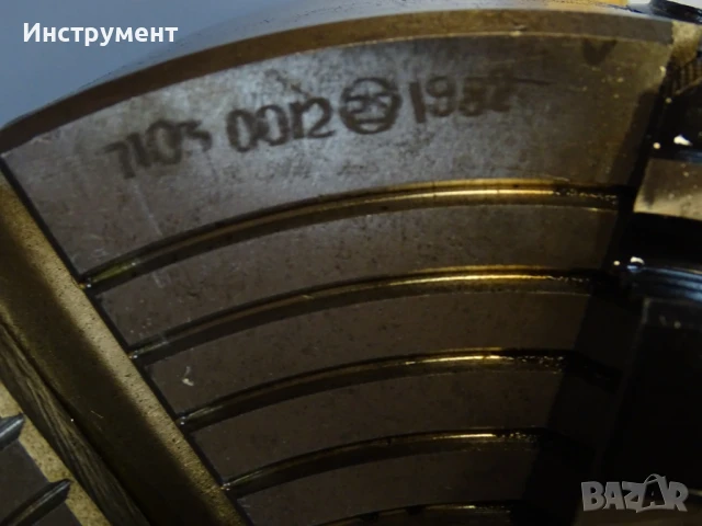 Планшайба за струг Ф315 4-челюсти USSR Independent 4-Jaw Facep late chuck, снимка 7 - Резервни части за машини - 51238422