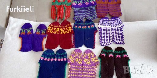 Нови ръчно плетени терлици, снимка 2 - Други - 28326308