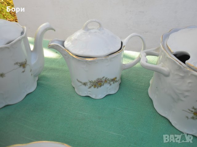 Български порцелан супник,чайник,чинии и др 19 части, снимка 4 - Чинии - 34882476