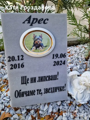 Мраморни и гранитни плочи за животни и хора, снимка 1