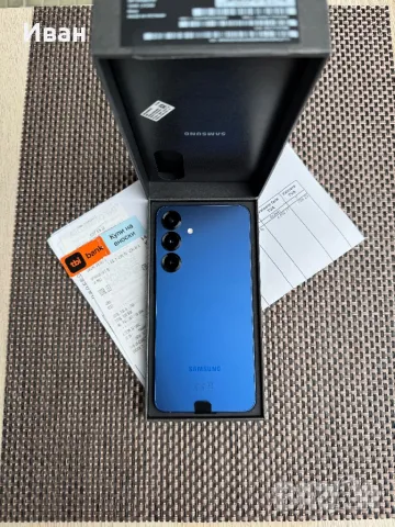 НОВ•ЛИЗИНГ 62лв/м Samsung S25+ 512 самсунг с25+ s25 plus, снимка 1