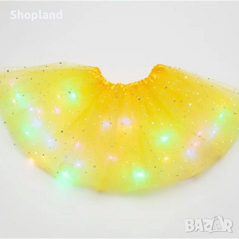 Пола с тюл и LED светлини, снимка 10 - Детски рокли и поли - 43938268