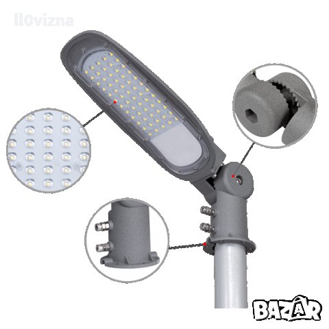 LED ТЯЛО ЗА УЛИЧНО ОСВЕТЛЕНИЕ 20W, 4000K, 220V-240V AC, IP66, снимка 3 - Външни лампи - 38723528