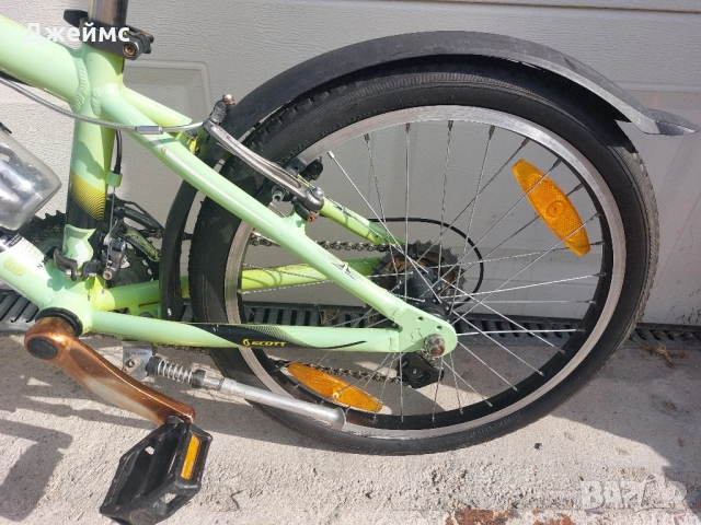Детски алуминиев велосипед SCOTT/24 цола , снимка 9 - Детски велосипеди, триколки и коли - 52085058