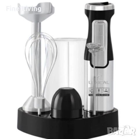 Мощен ръчен блендер Lexical-LHB-1666 6-в-1: Пасиране, разбиване и повече с 800W мощност, снимка 5 - Чопъри и пасатори - 52897242