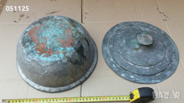 кована възрожденска бакърена тенджера , снимка 10 - Антикварни и старинни предмети - 43481425