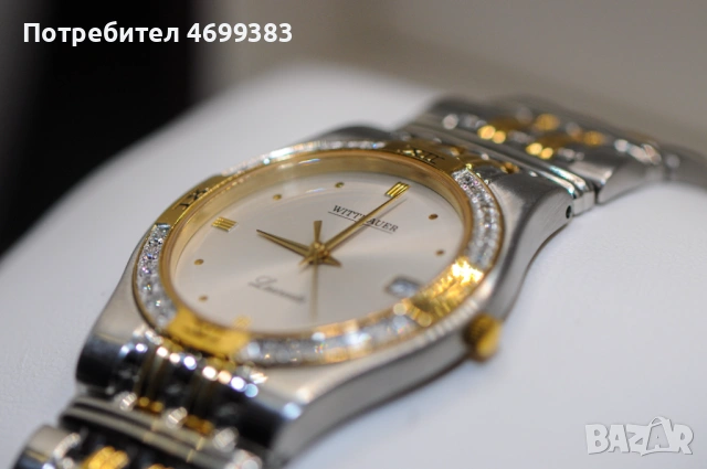 Швейцарски дамски часовник с диаманти - Wittnauer Laureate