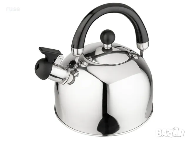 НОВИ! Чайник свирещ 2л индукция/газ/керамични/електр. котлони инокс, снимка 3 - Аксесоари за кухня - 48968218