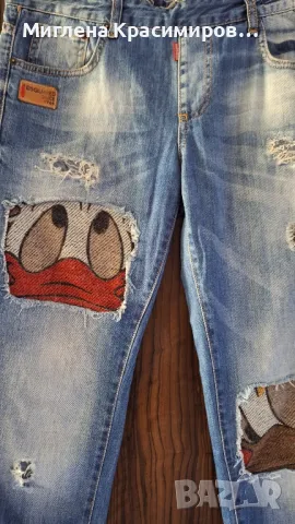 Дамски дънки Dsquared, снимка 5 - Дънки - 47638355