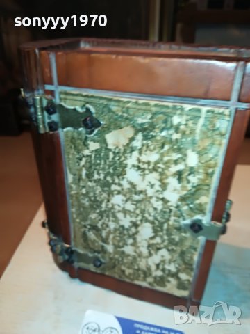 КУТИЯ КНИГА С МЕТАЛЕН ОБКОВ-ВНОС ФРАНЦИЯ 3004231032, снимка 18 - Антикварни и старинни предмети - 40533957