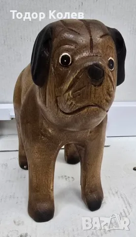 Куче от дърво , снимка 2 - Статуетки - 50192332